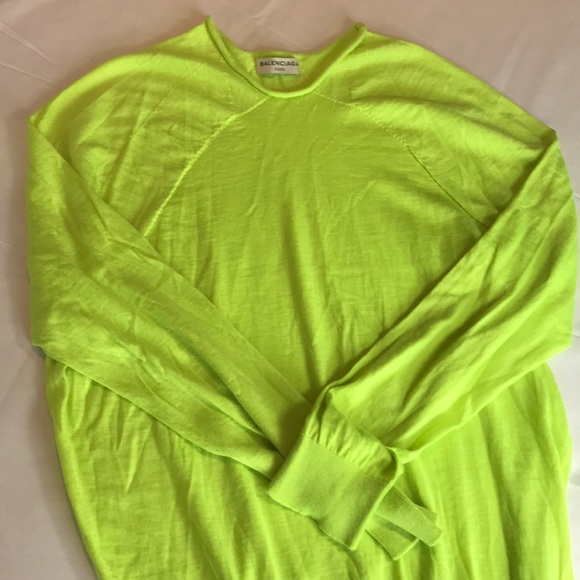 lime green balenciaga hoodie